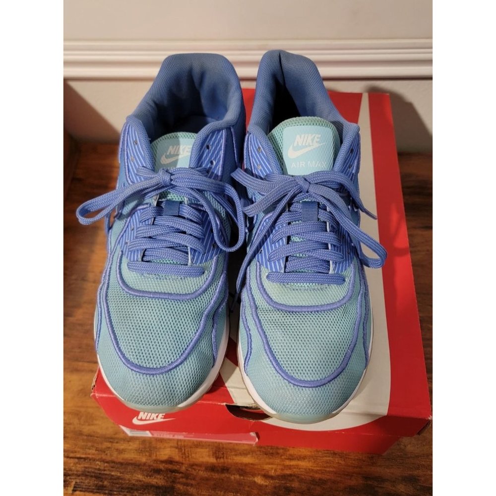 Nike Air Max 90 Ultra 2.0 BR Still Blue/Polar White 917523-400 Women's US 9.5 - Picture 2 of 6
